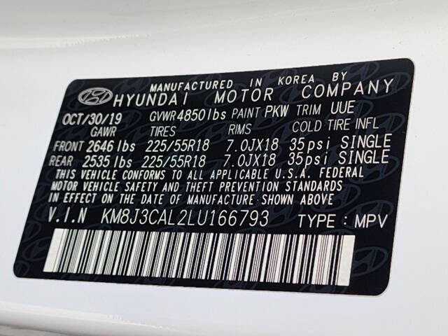 2020 Hyundai Tucson Limited