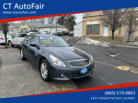 2011 Infiniti G37 Sedan for sale at CT AutoFair in West Hartford CT