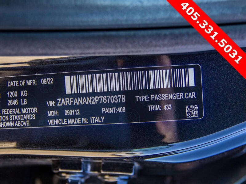 2023 Alfa Romeo Giulia Sprint