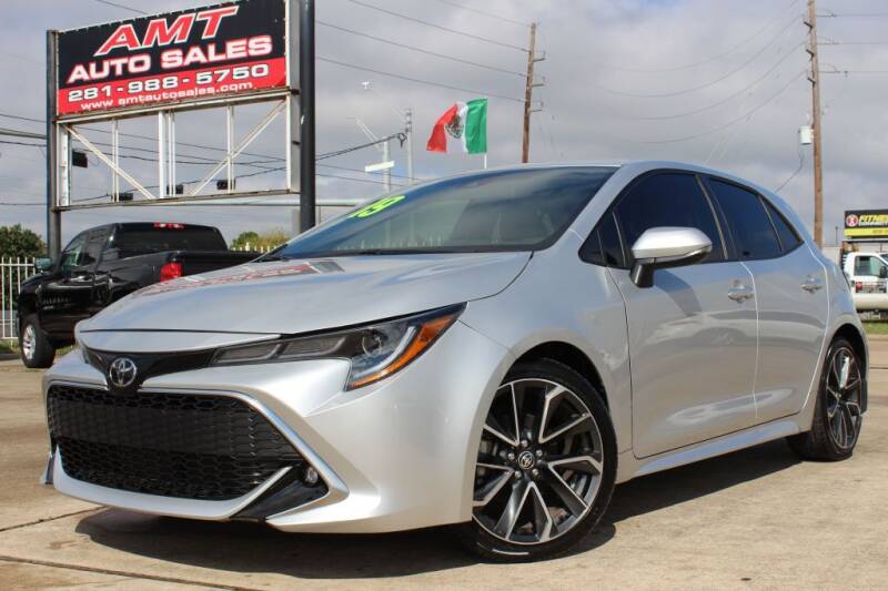 2019 Toyota Corolla Hatchback for sale at AMT AUTO SALES LLC in Houston TX