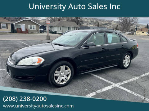 2012 Chevrolet Impala for sale at University Auto Sales Inc in Pocatello ID