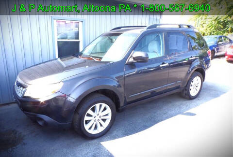 2013 Subaru Forester for sale at J & P Auto Mart in Altoona PA