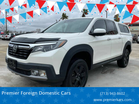 2017 Honda Ridgeline for sale at Premier Foreign Domestic Cars in Houston TX