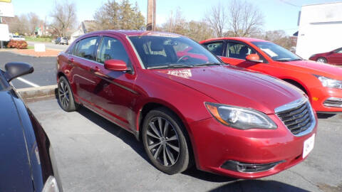 2012 Chrysler 200 for sale at G AND J MOTORS in Elkin NC