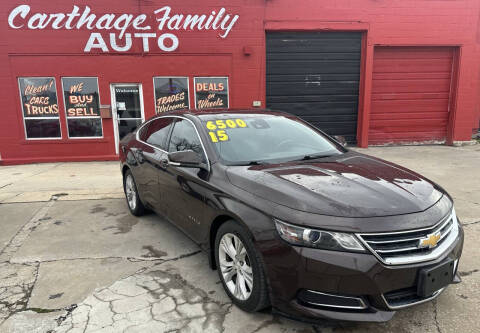 2015 Chevrolet Impala for sale at Carthage Family Auto in Carthage MO