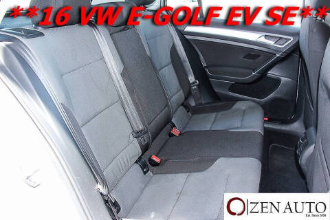 2016 Volkswagen e-Golf SE