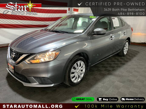 2017 Nissan Sentra for sale at STAR AUTO MALL 512 in Bethlehem PA