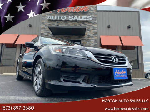 2015 Honda Accord for sale at HORTON AUTO SALES, LLC in Linn MO