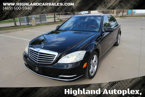 2010 Mercedes-Benz S-Class for sale at Highland Autoplex, LLC in Dallas TX