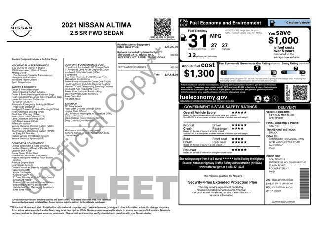 2021 Nissan Altima 2.5 SR