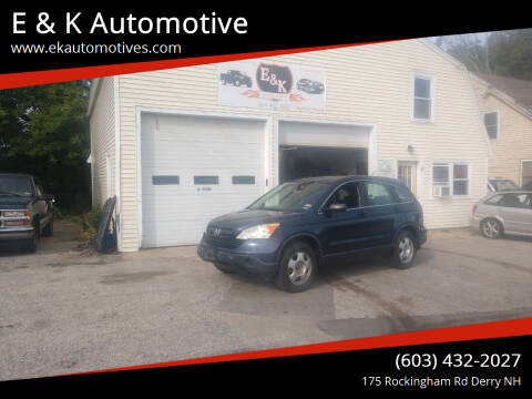 2008 Honda CR-V for sale at E & K Automotive in Derry NH