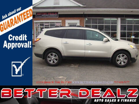 2015 Chevrolet Traverse for sale at Better Dealz Auto Sales & Finance in York PA