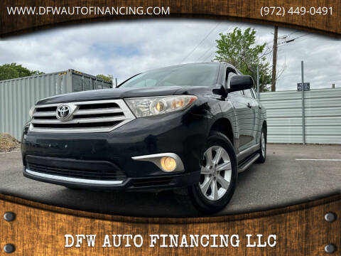 2013 Toyota Highlander for sale at Bad Credit Call Fadi in Dallas TX