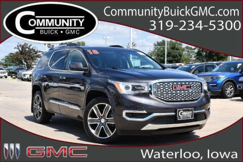 2018 GMC Acadia for sale at Community Buick GMC in Waterloo IA