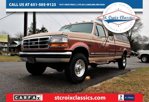 1995 Ford F-250 for sale at St. Croix Classics in Lakeland MN