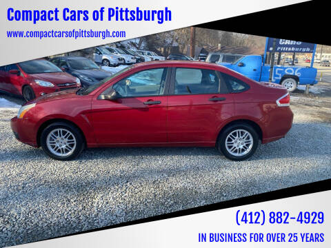 2010 Ford Focus for sale at Compact Cars of Pittsburgh in Pittsburgh PA