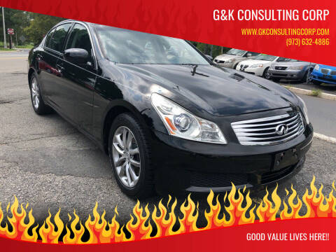 2007 Infiniti G35 for sale at G&K Consulting Corp in Fair Lawn NJ