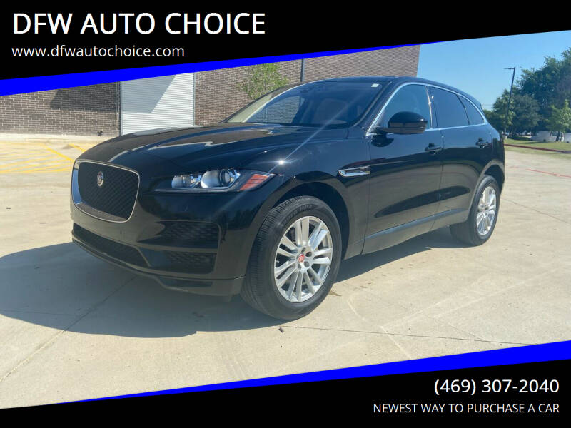 2020 Jaguar F-PACE for sale at DFW AUTO CHOICE in Dallas TX