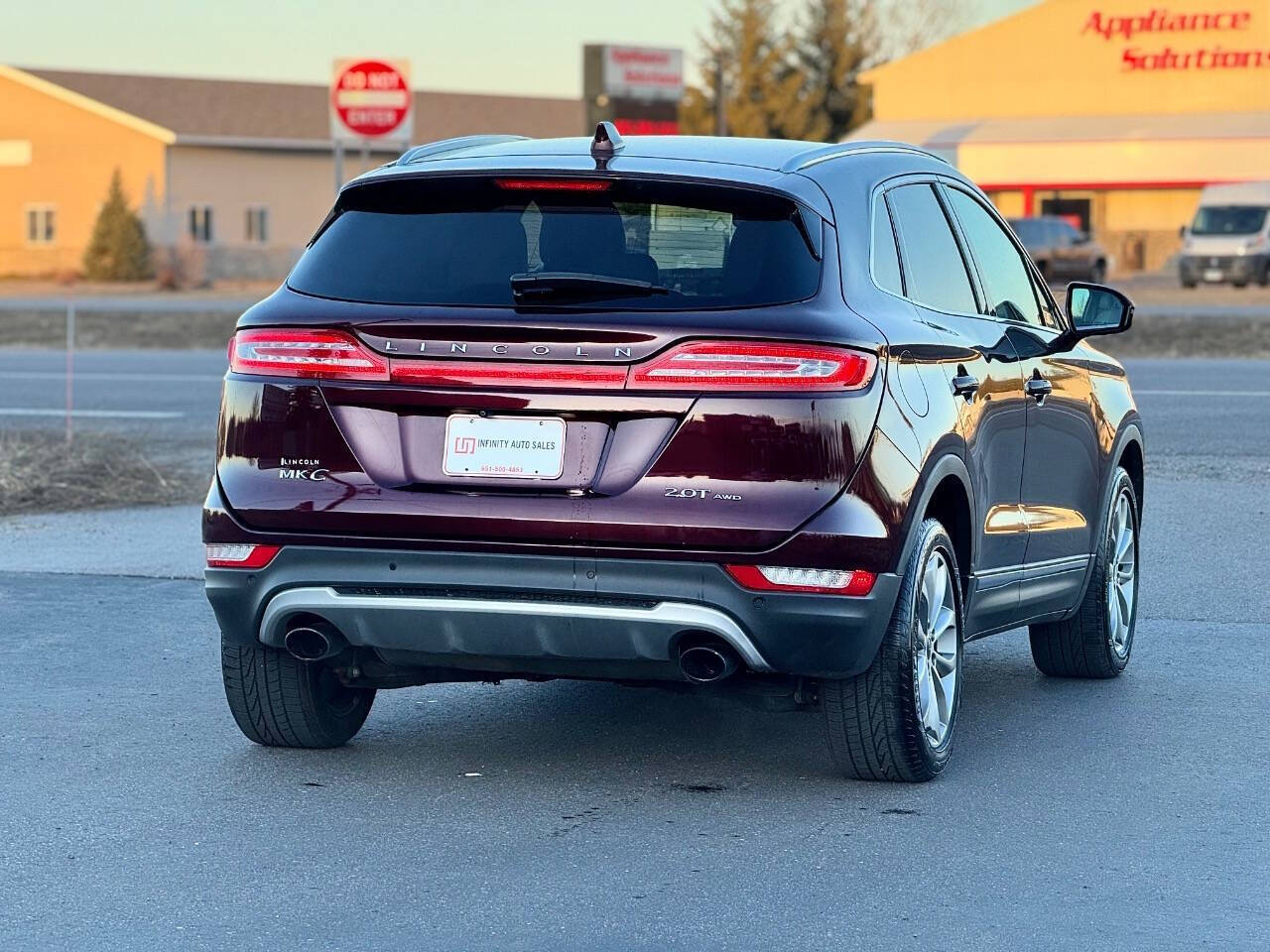 Dk. Red 2017 Lincoln MKC Select AWD Select 4dr SUV 2