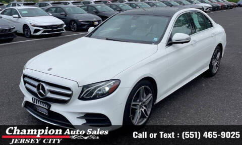 2019 Mercedes-Benz E-Class for sale at CHAMPION AUTO SALES OF JERSEY CITY in Jersey City NJ