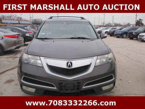 2011 Acura MDX for sale at First Marshall Auto Auction in Harvey IL