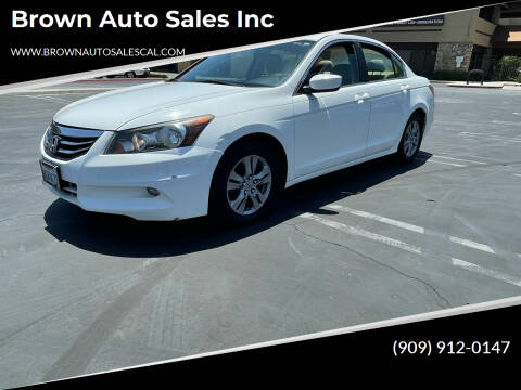 2012 Honda Accord for sale at Brown Auto Sales Inc in Upland CA