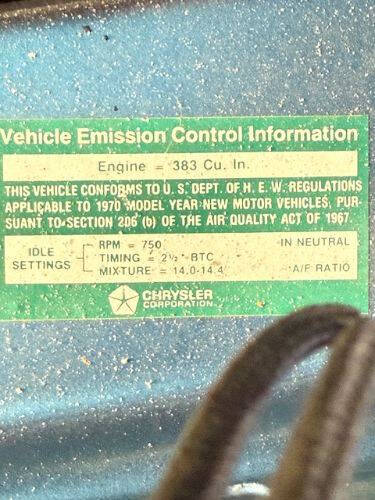 1970 Plymouth Roadrunner