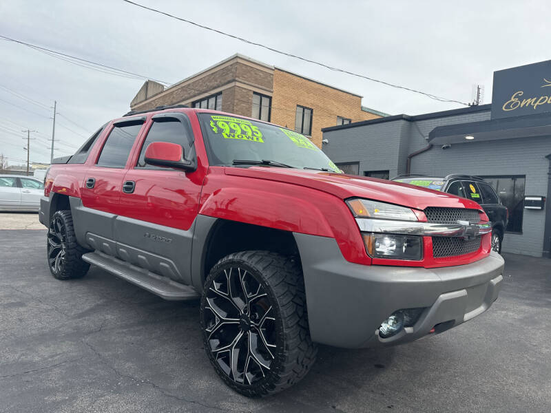 2002 Chevrolet Avalanche for sale at Empire Motors in Louisville KY