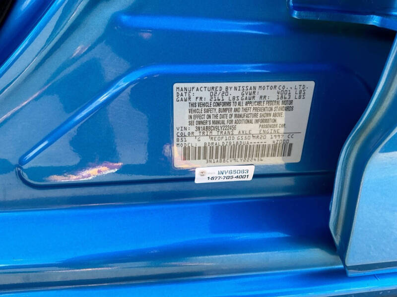 2020 Nissan Sentra SV