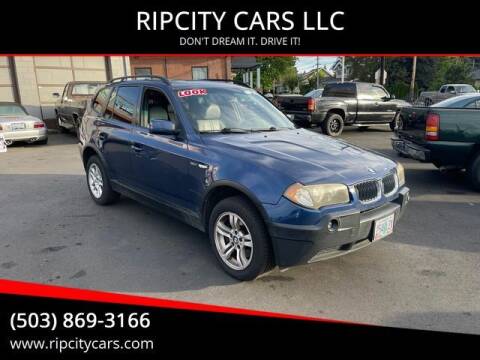 2004 BMW X3 for sale at RIPCITY CARS LLC in Portland OR