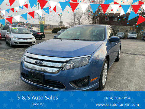 2010 Ford Fusion for sale at S & S Auto Sales in Franklin WI