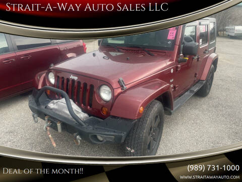 2010 Jeep Wrangler Unlimited for sale at Strait-A-Way Auto Sales LLC in Gaylord MI