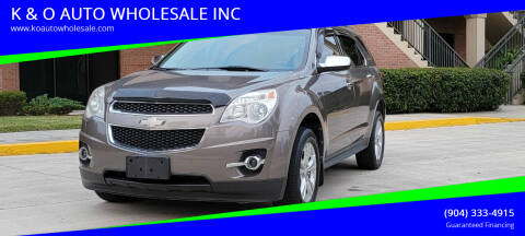 2011 Chevrolet Equinox for sale at K & O AUTO WHOLESALE INC in Jacksonville FL