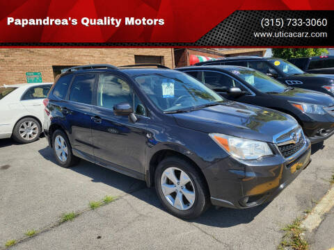 2015 Subaru Forester for sale at Papandrea's Quality Motors in Utica NY