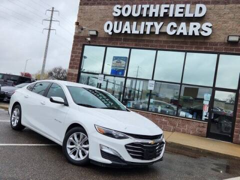 2020 Chevrolet Malibu for sale at SOUTHFIELD QUALITY CARS in Detroit MI