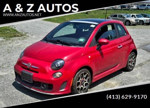 2013 FIAT 500 for sale at A & Z AUTOS in Westfield MA