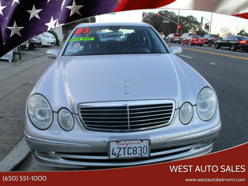 2003 Mercedes-Benz E-Class for sale at West Auto Sales in Belmont CA