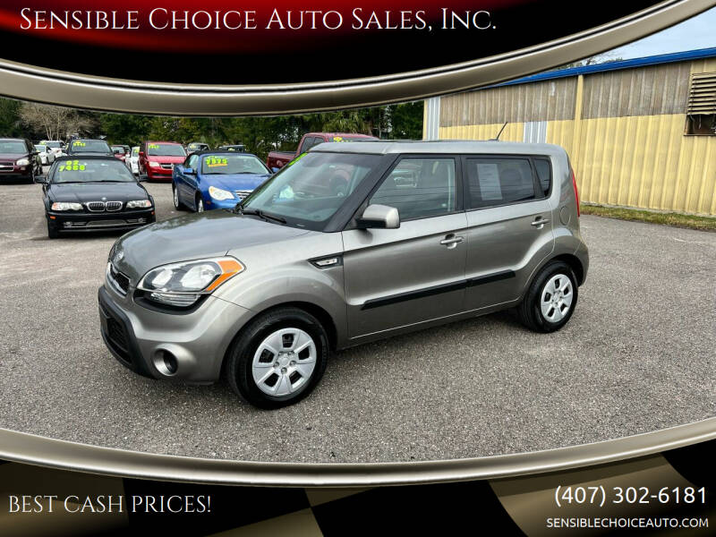 2013 Kia Soul for sale at Sensible Choice Auto Sales, Inc. in Longwood FL