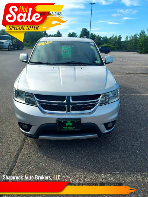 2012 Dodge Journey for sale at Shamrock Auto Brokers, LLC in Belmont NH