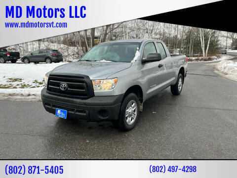2013 Toyota Tundra for sale at MD Motors LLC in Williston VT