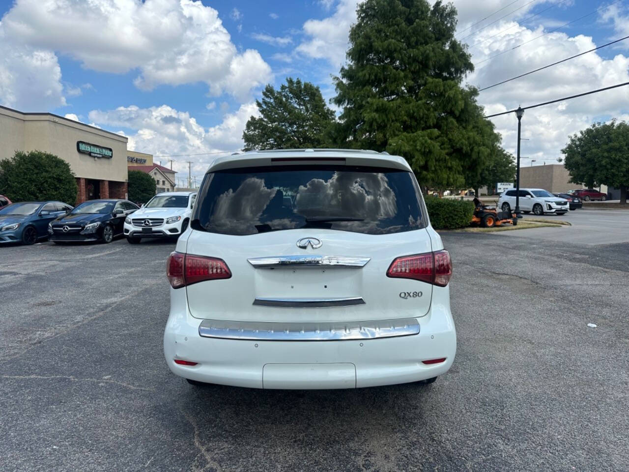 2015 INFINITI QX80 for sale at Auto Haven Frisco in Frisco, TX