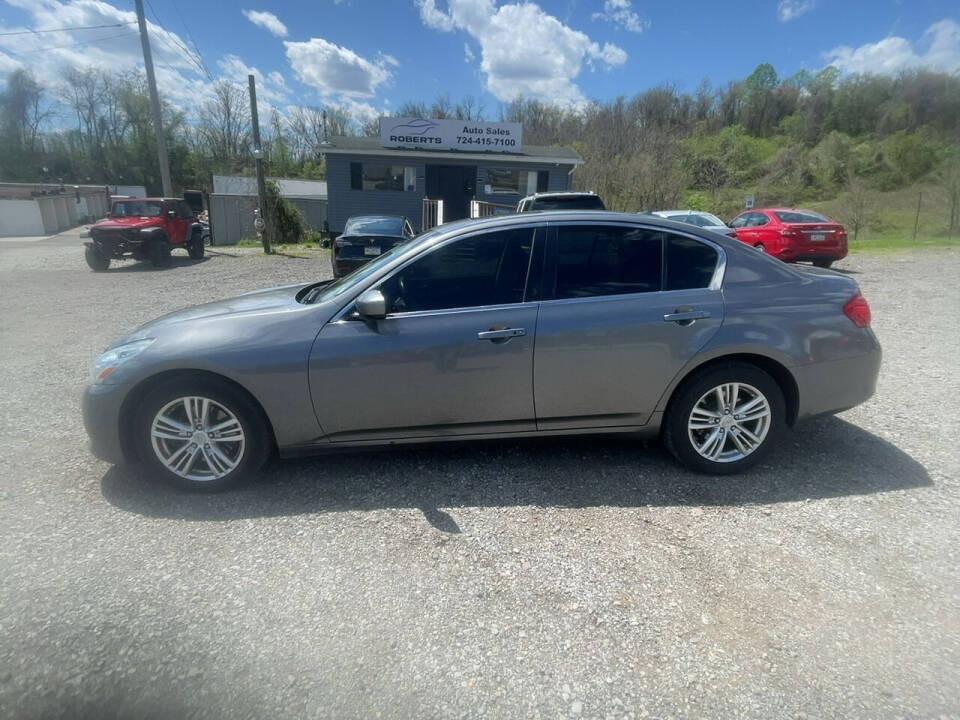 2013 INFINITI G37 Sedan for sale at Roberts Enterprises Autos LLC in Belle Vernon, PA