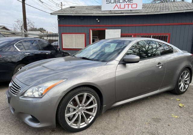 2008 INFINITI G37 for sale at SUBLIME AUTO in Fresno, CA