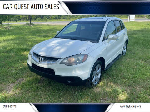 2008 Acura RDX for sale at CAR QUEST AUTO SALES in Houston TX