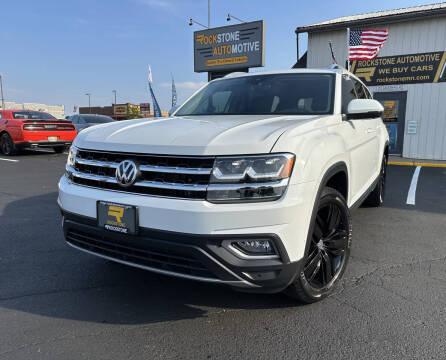 2019 Volkswagen Atlas for sale at Rockstone Automotive Inc in Monticello MN