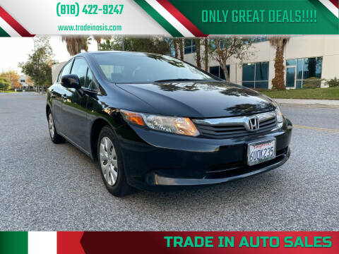 2012 Honda Civic for sale at Trade In Auto Sales in Van Nuys CA