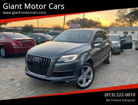 2015 Audi Q7 for sale at Giant Motor Cars in Tampa FL