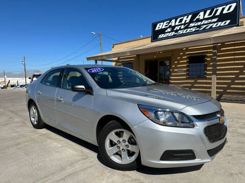 2015 Chevrolet Malibu for sale at Beach Auto and RV Sales in Lake Havasu City AZ