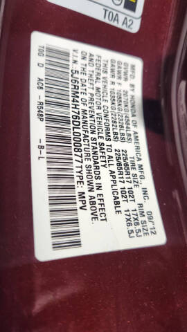 2013 Honda CR-V EX-L w/Navi