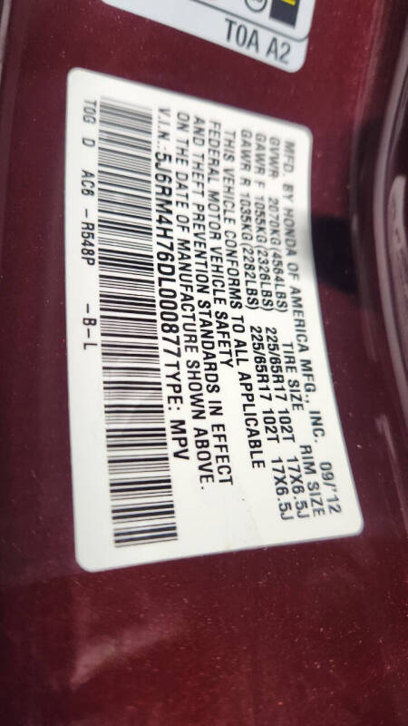 2013 Honda CR-V EX-L w/Navi